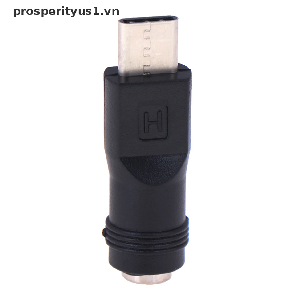 1 Giắc Cắm Chuyển Đổi Female Sang Type-C 3.1 Male 90 / 180 Độ 5.5 * 2.1mm