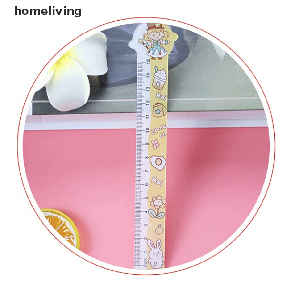 Thước Đo Lường Hình Hoạt Hình 15cm Dành Cho Học Sinh