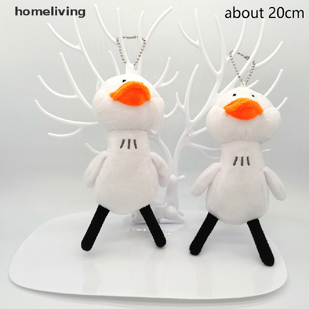 Móc Khóa Vịt Nhồi Bông Mềm Mại Dễ Thương