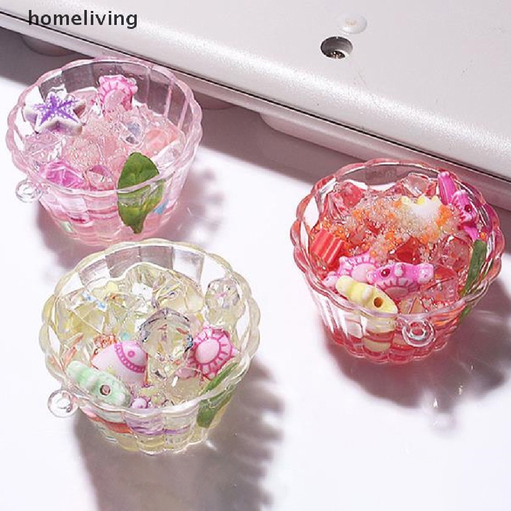 1 Móc Khóa Hình Cốc Trứng Mini Bằng Resin Phát Sáng Dễ Thương Trang Trí Nhà Cửa / Sân Vườn