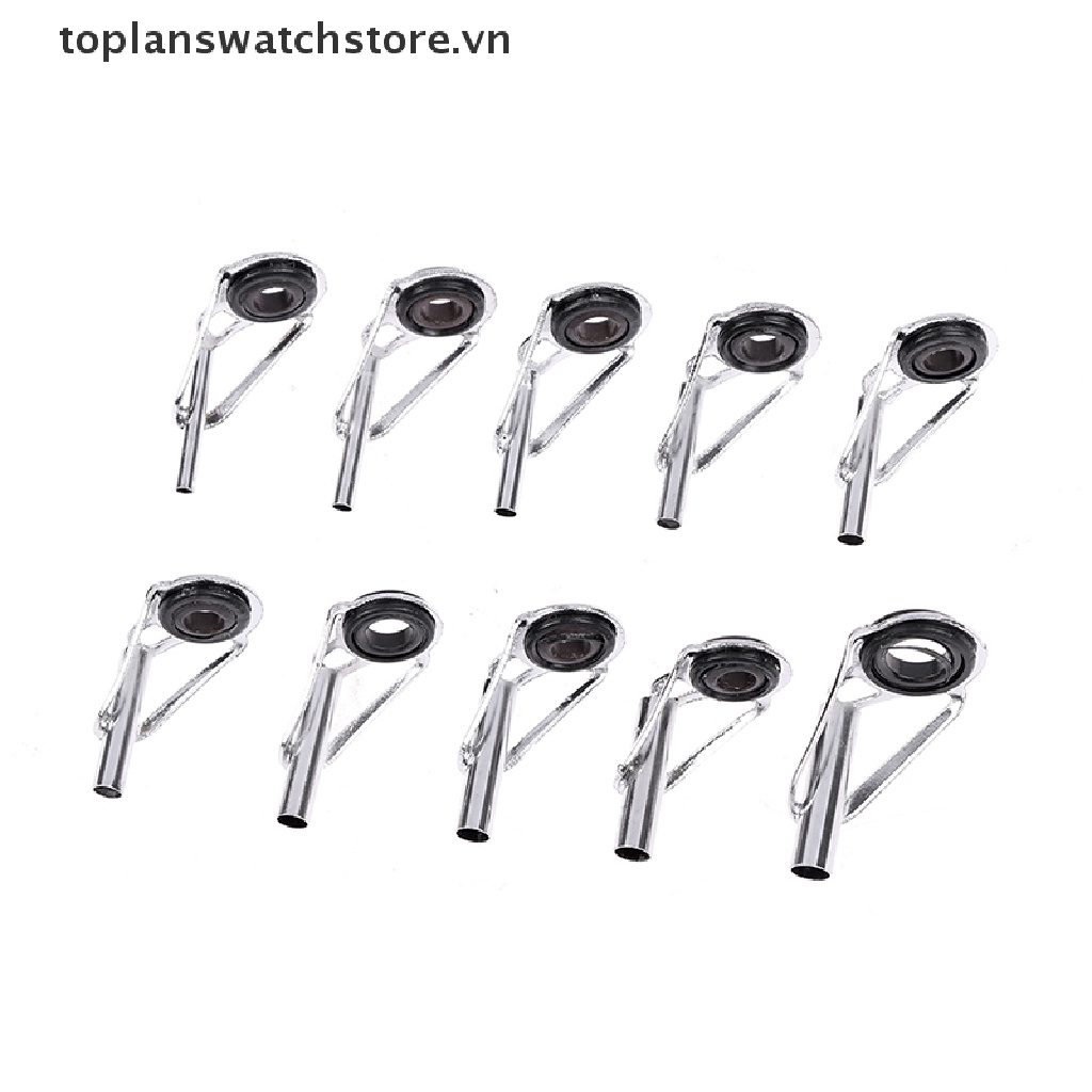 Set 8 Vòng Thép Không Gỉ Gắn Cần Câu Cá Chuyên Dụng