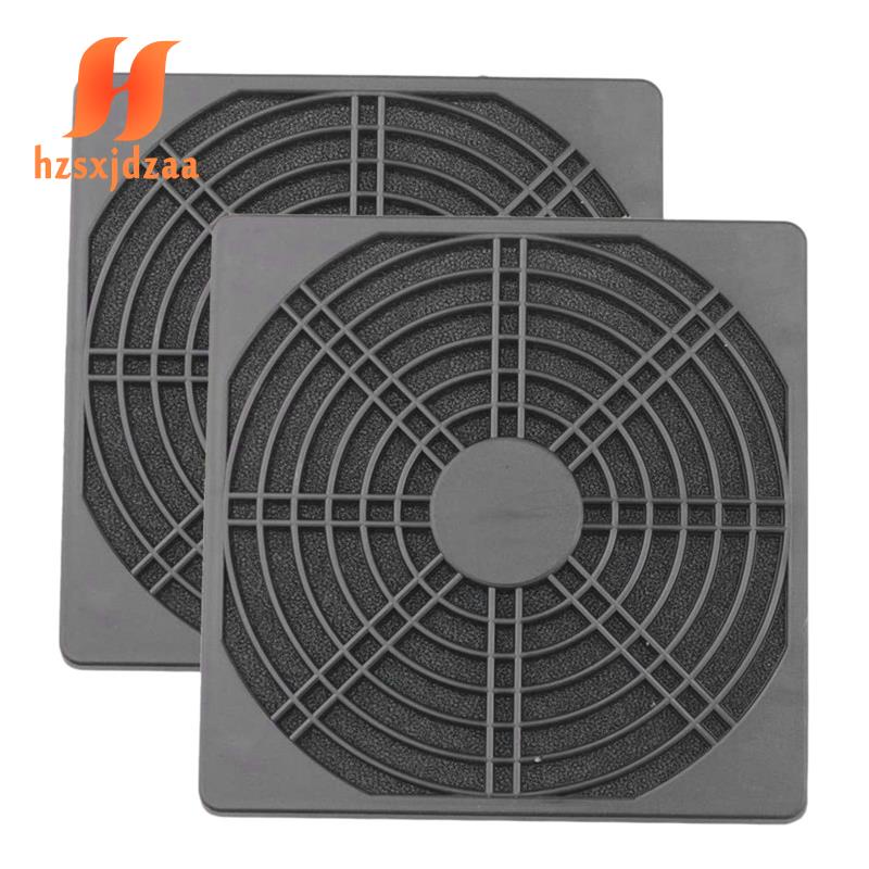 Set 2 Lưới Lọc Quạt Thông Gió Máy Tính 120mm Bằng ABS Chống Bụi