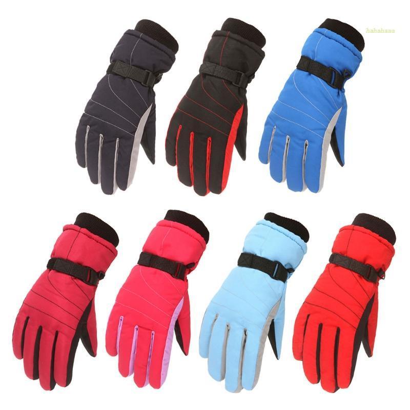 Găng Tay Dày Dặn Chống Gió Chống Thấm Nước Giữ Ấm Cho Bé Khi Trượt Tuyết / Đạp Xe