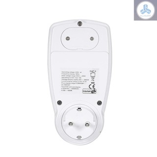 Digital Wattmet Power Meter Energy Meter Voltage Chart Power Measuring Socket Indoor Countdown Timer Socket Grounded