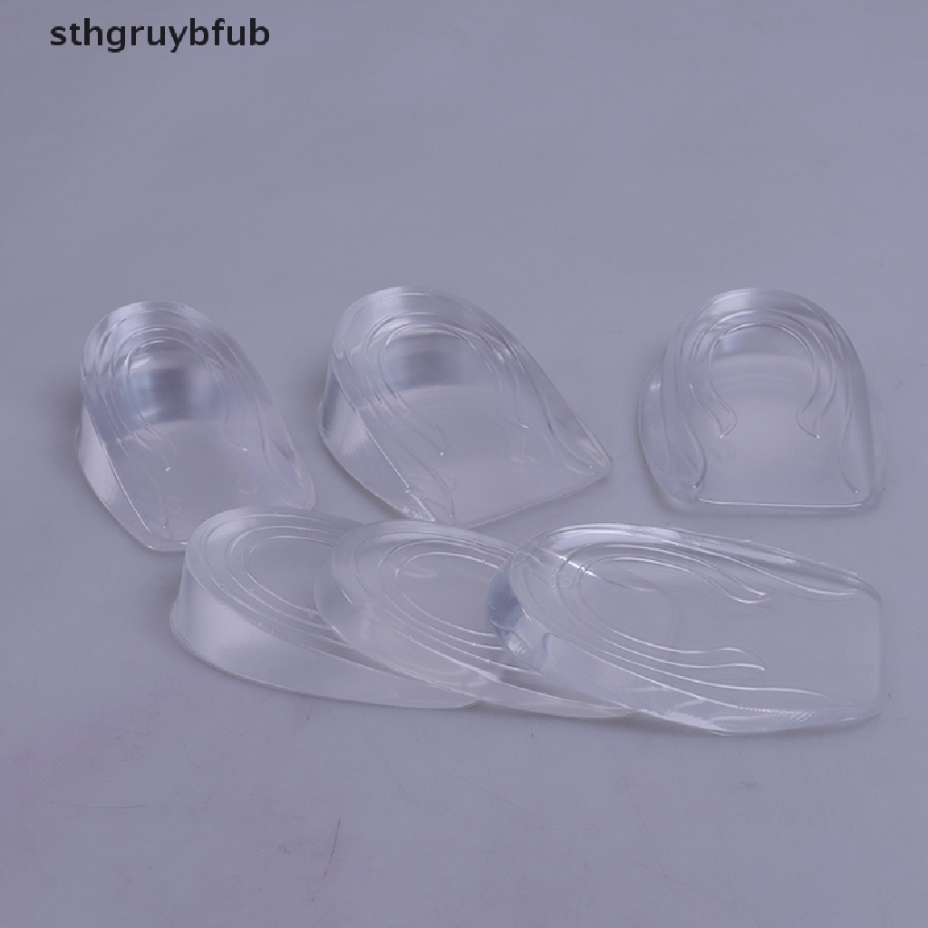 1 Cặp Đế Silicone Độn Giày Tăng Chiều Cao Cho Nam Nữ