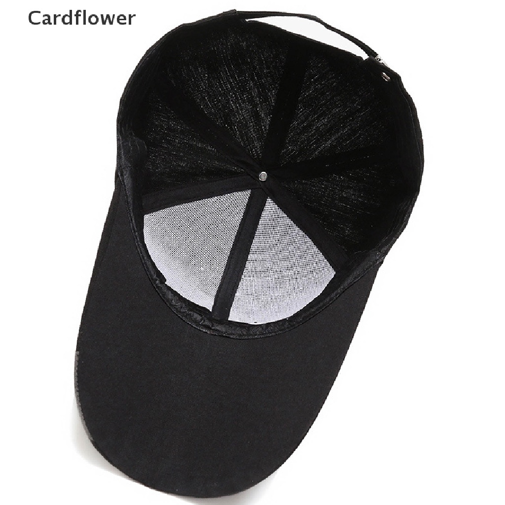 < Cardflower > Mới Mũ Lưỡi Trai In Chữ Dad Phong Cách Hip Hop Có Thể Điều Chỉnh Cho Nam Và Nữ