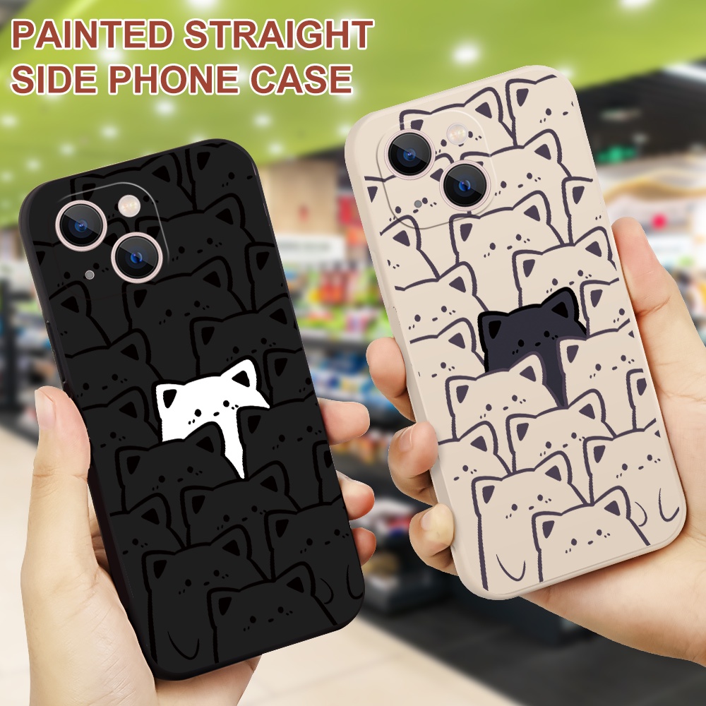 Ốp Điện Thoại Silicon Mềm Hình Hello Kitty Cho iPhone 11 8 7 6 + 6s + 6 6 6s 7 8 11 12 13 14 Pro Max X Xs Max XR 12 13 mini B1K624L