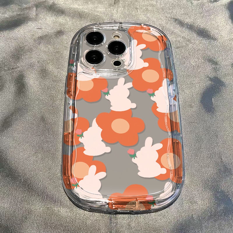 ✅Ốp Điện Thoại Mềm Trong Suốt Chống Sốc In Hình Thỏ Cho Iphone 8p 7xsxr1311 14 promax12 XC5E