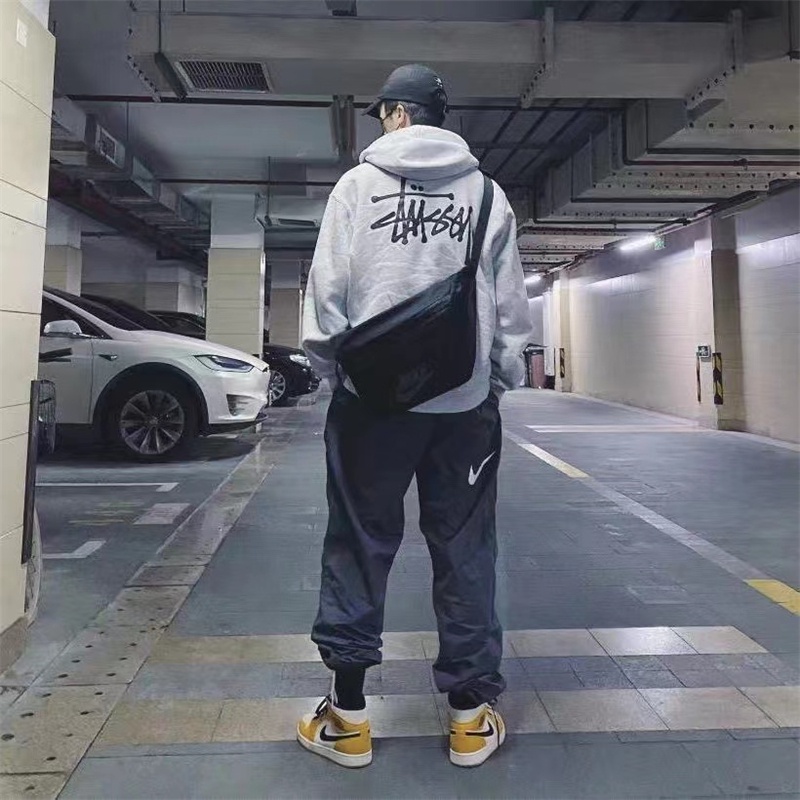 Nke Quần Dài Thể Thao Ống Rộng 100% Chính Hãng Dành Cho Nam Nữ