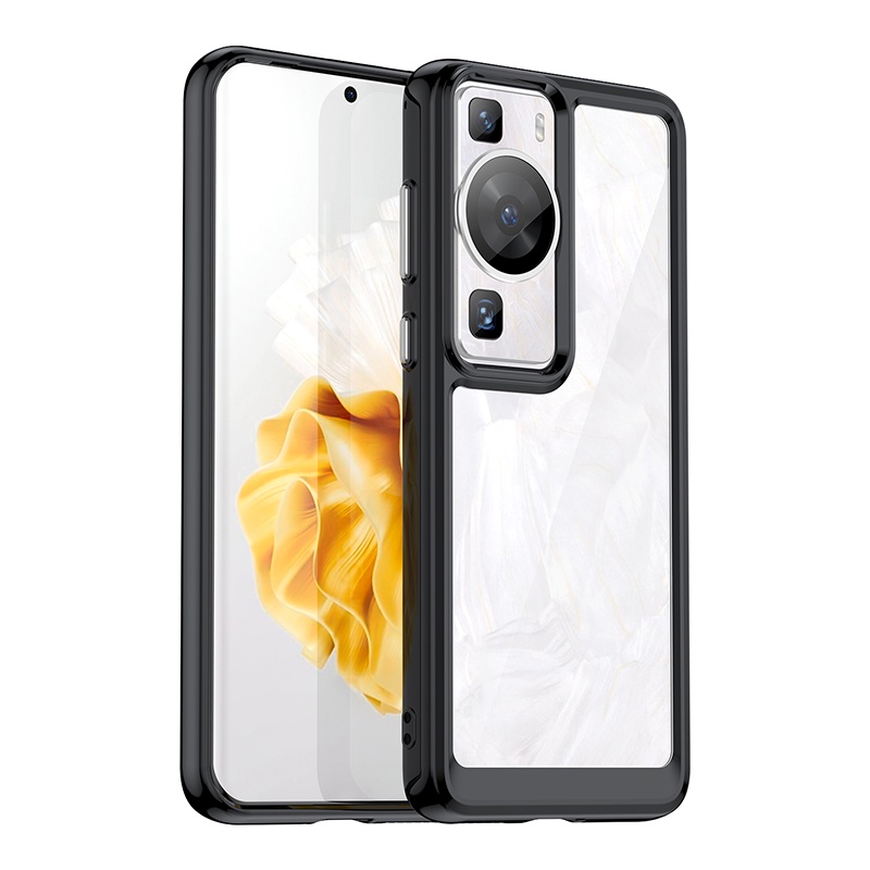 Ốp lưng chống sốc cho Huawei P60 / P60 Pro Vỏ Acrylic màu trong suốt