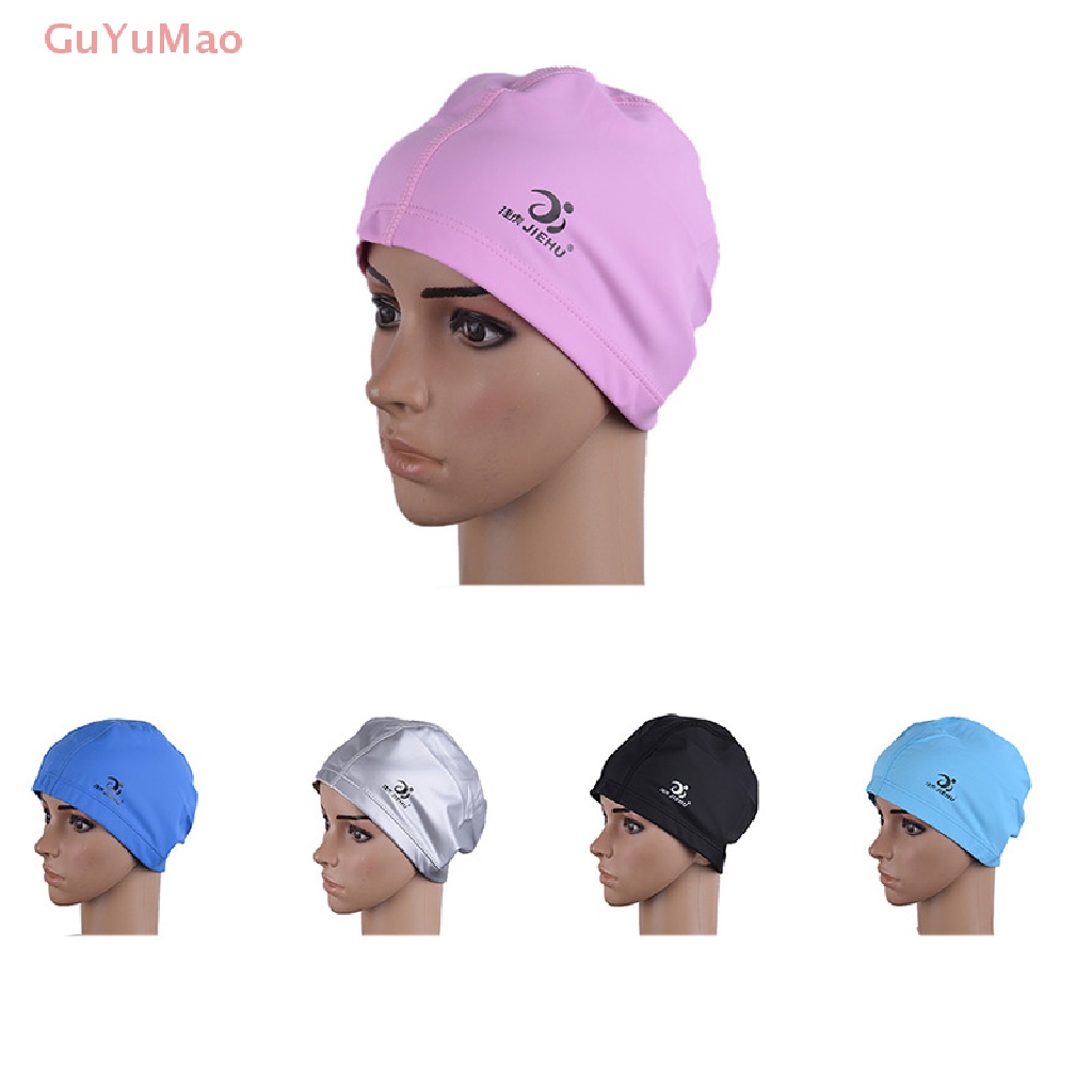 Mũ Bơi Thể Thao Bằng PU Co Giãn Chống Nước Bảo Vệ Tai Cho Người Lớn PRTA