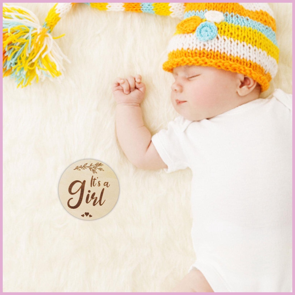 Set 6 Đĩa Đánh Dấu Cột Mốc Tháng Dùng Làm Đạo Cụ Chụp Ảnh Em Bé