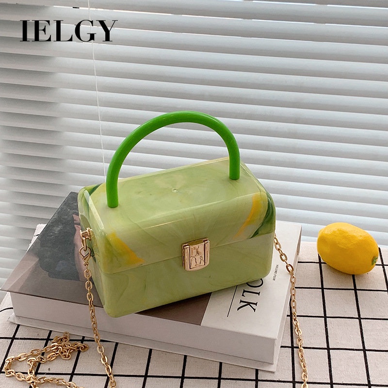 Túi Đeo Chéo Bằng Acrylic Màu Kẹo Ngọt Phong Cách Mới 2023