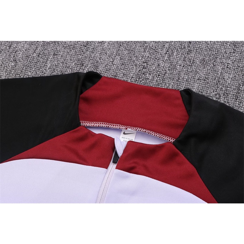 Liverpool dài tay áo nửa zip áo thể thao nam cộng với kích thước đầu ngón tay cái đâm thiết kế