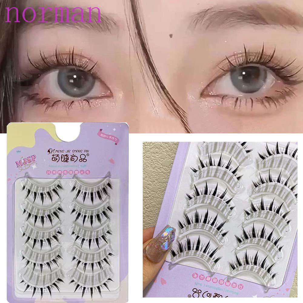 Norman Lông Mi Giả Cong Dày Tự Nhiên Trang Điểm Hóa Trang Truyện Tranh Nhật Bản
