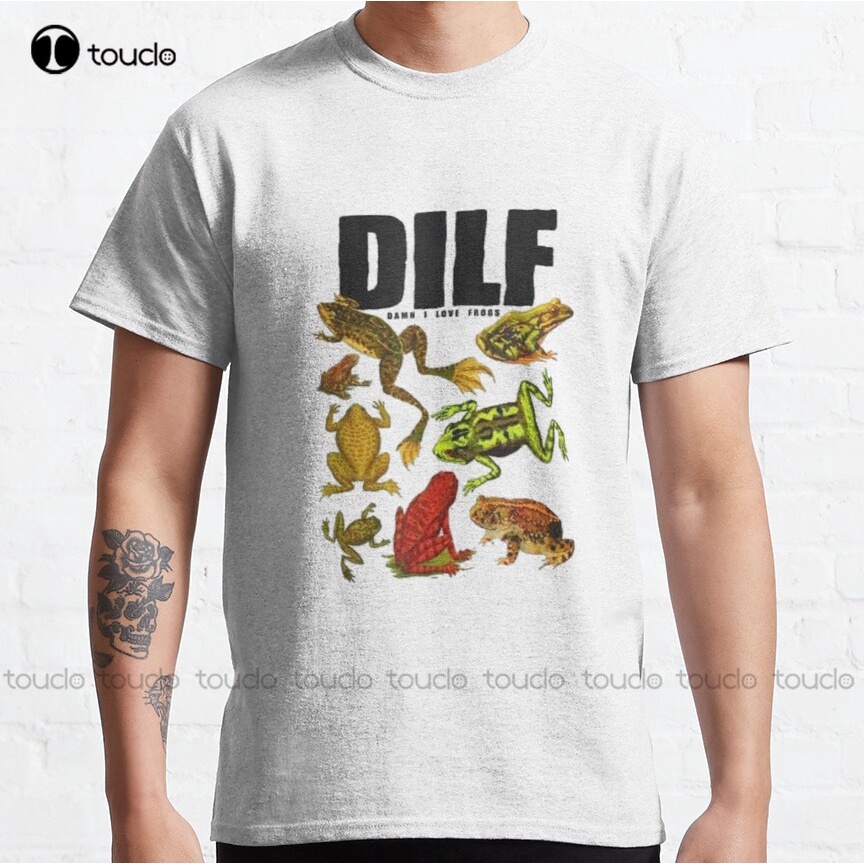 Áo Thun In Kỹ Thuật Số In Chữ Fuck I Love Frogs Dễ Thương Thời Trang Unisex Mới