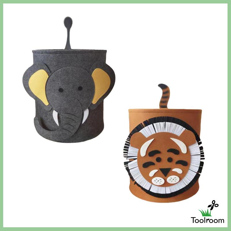 Giỏ Đựng Đồ Giặt / Đồ Chơi Bằng Vải Nỉ Mềm Mại Gọn Nhẹ