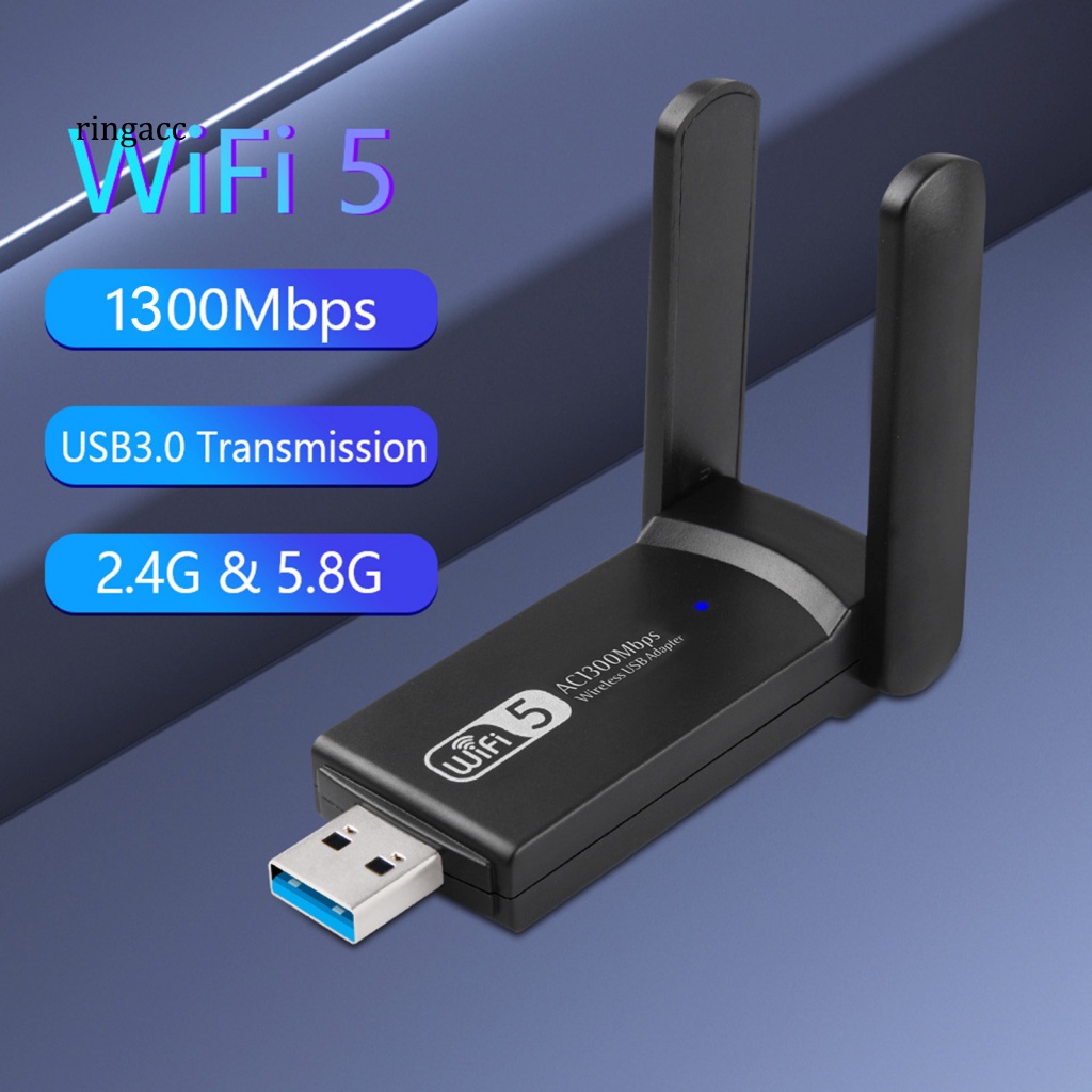 Thẻ Mạng WiFi 1300M 5G USB 3.0 Hiệu Quả Cao