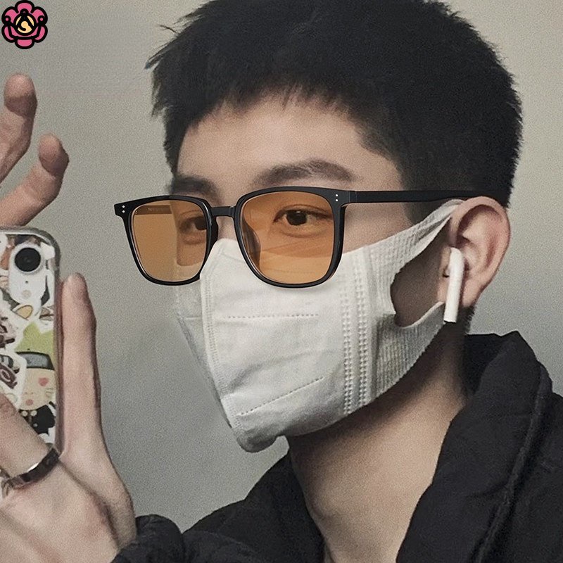 Kính Mát Gọng Vuông Chống Tia UV Thời Trang Cho Nam Nữ