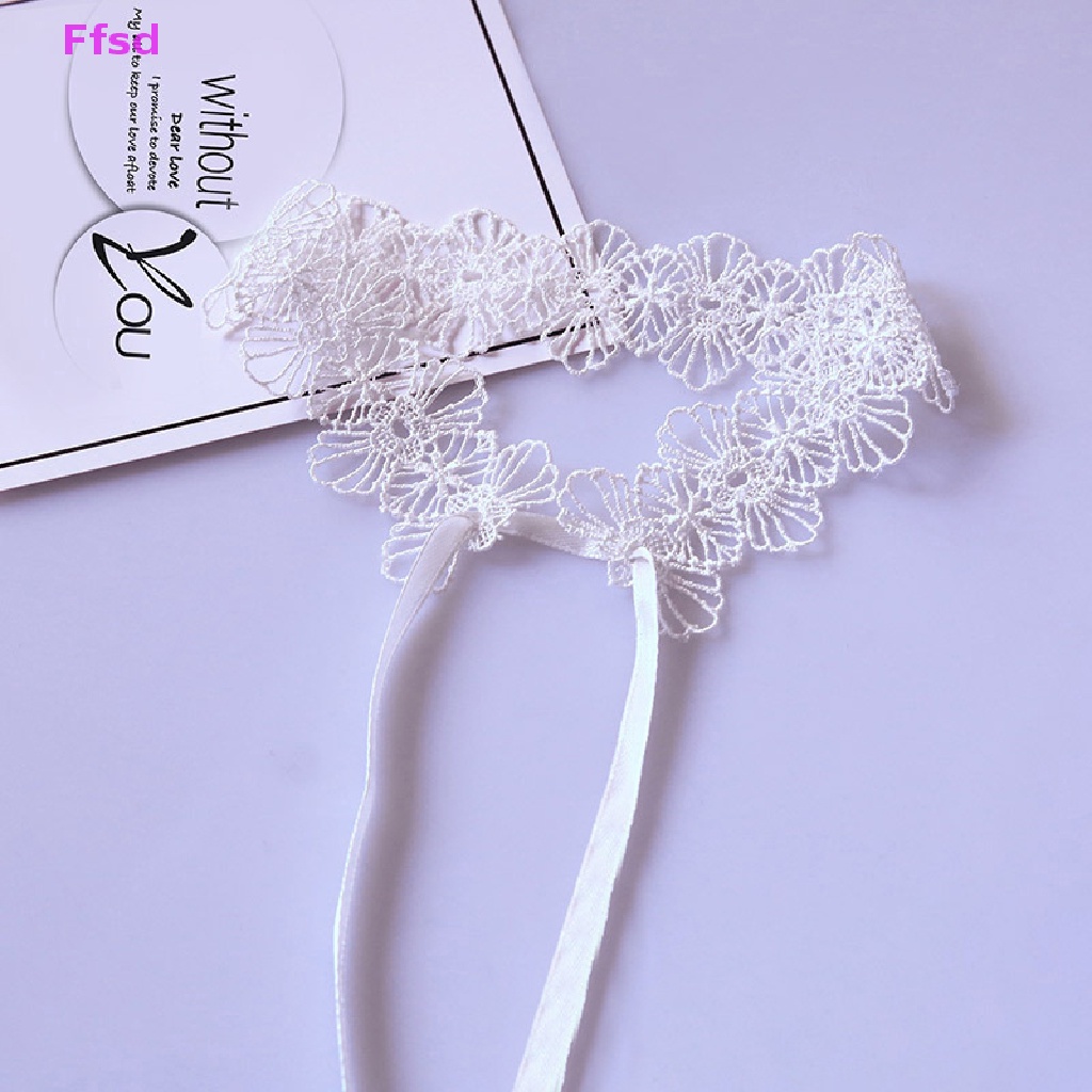 {Ffsd} Vòng Cổ Choker Ren Dễ Thương Có Thể Điều Chỉnh Phong Cách Gothic Ngọt Ngào Có Thể Tháo Rời Trang Sức Tiệc Cosplay Cho Nữ *