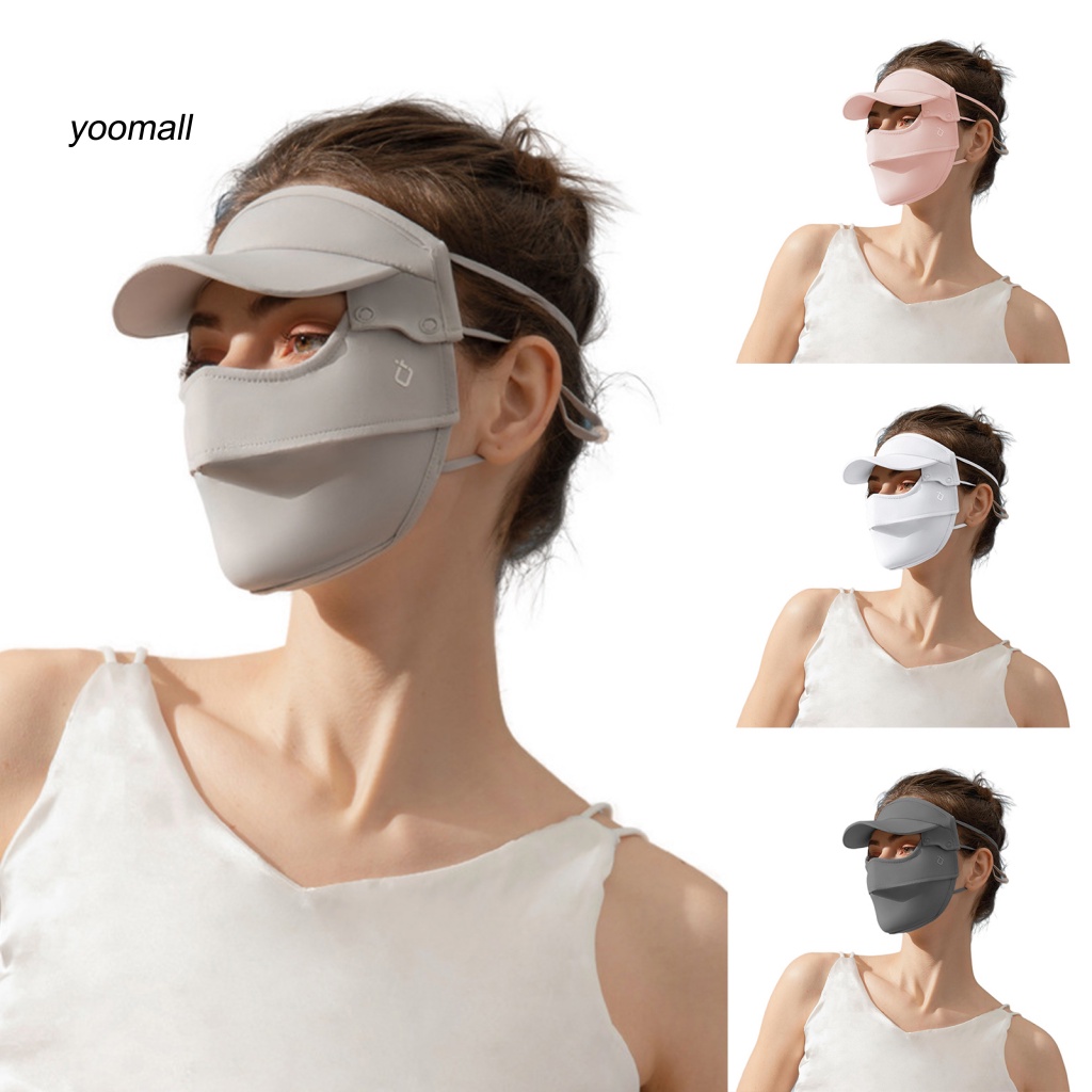 / Yo / Phụ Kiện Mũ Chống Nắng Có Vòng Đeo Tai Dùng Khi Lái Xe / Câu Cá Ngoài Trời Có Thể Biến Dạng