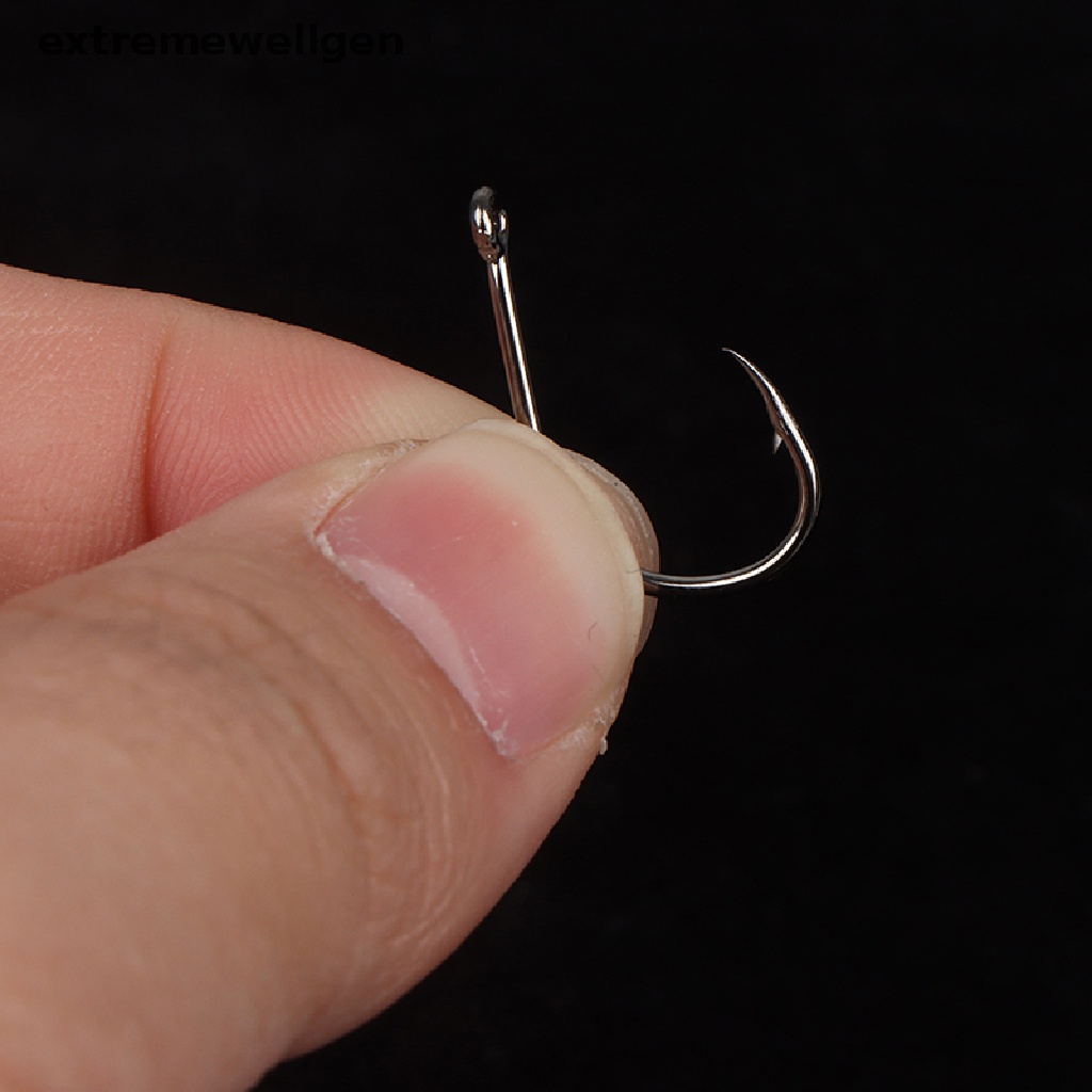 Hộp 100 Lưỡi Câu Cá Bằng Thép Cacbon Mềm Mại