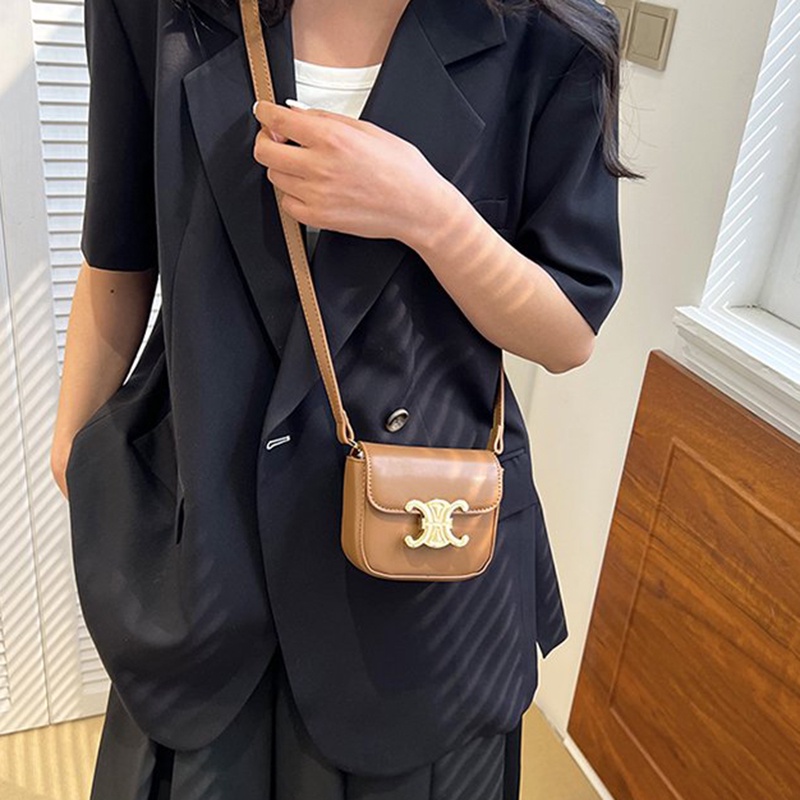 Ielgy Túi Đeo Vai mini Đựng Tiền Xu Với Thiết Kế Tinh Tế Và Tinh Tế Cho Nữ