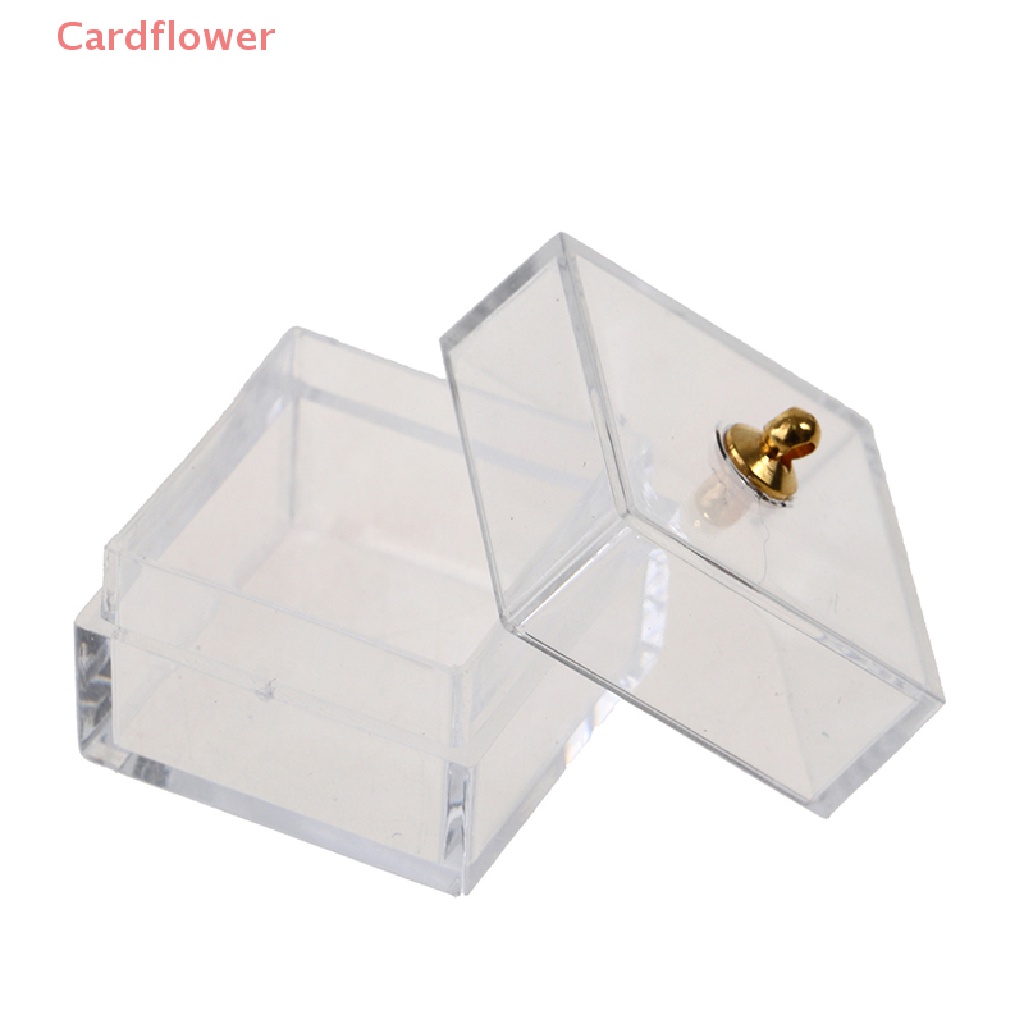 Lọ Thủy Tinh Đựng Kẹo Mini Hình Gấu Dễ Thương Cho Nhà Búp Bê Mới