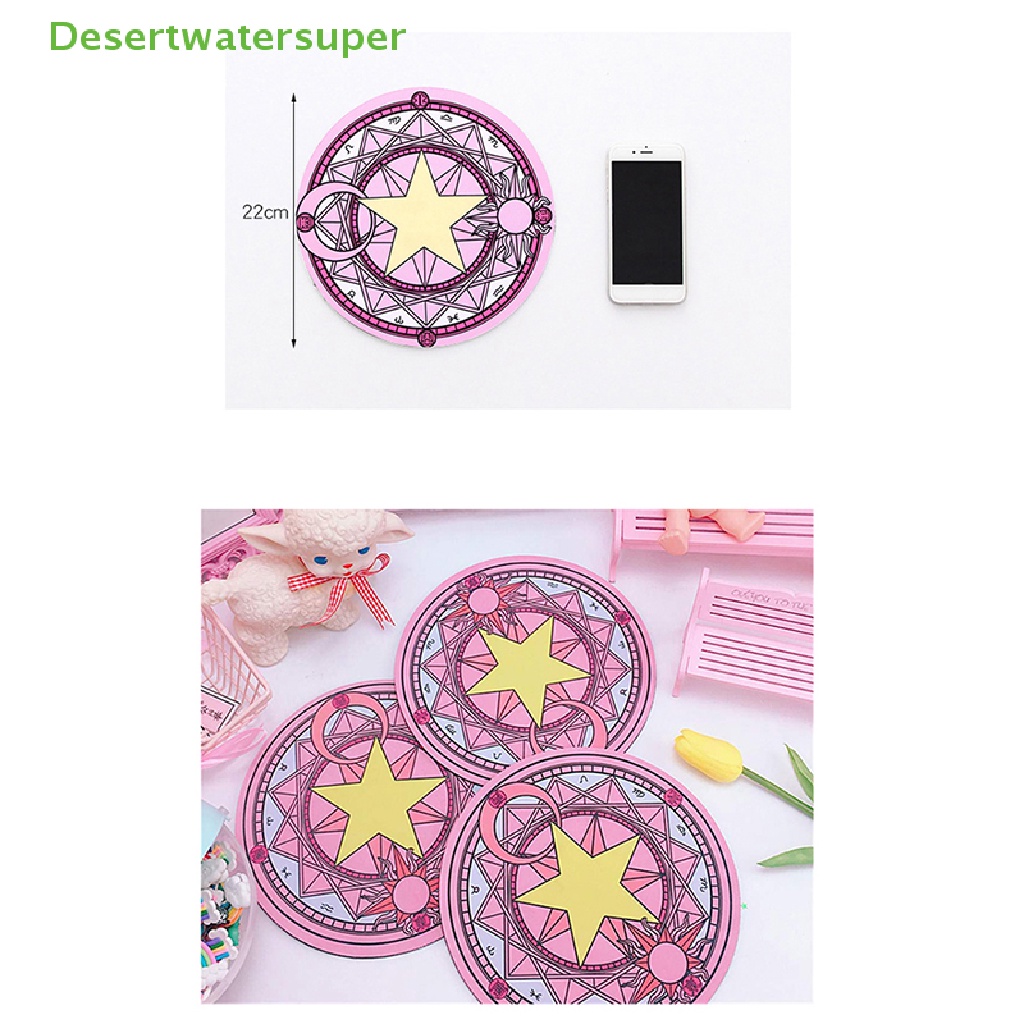 Tấm Lót Chuột Tròn Bằng PC Mềm Mại Dày Dặn Dễ Thương