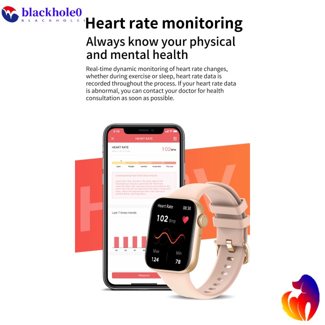 Đồng Hồ Thông Minh BH L31 Màn Hình Cảm Ứng 1.85 Inch Có Kết Nối Bluetooth Và Phụ Kiện