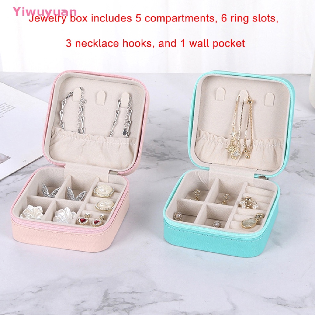 1 Hộp Đựng Trang Sức Có Khóa Kéo Mới