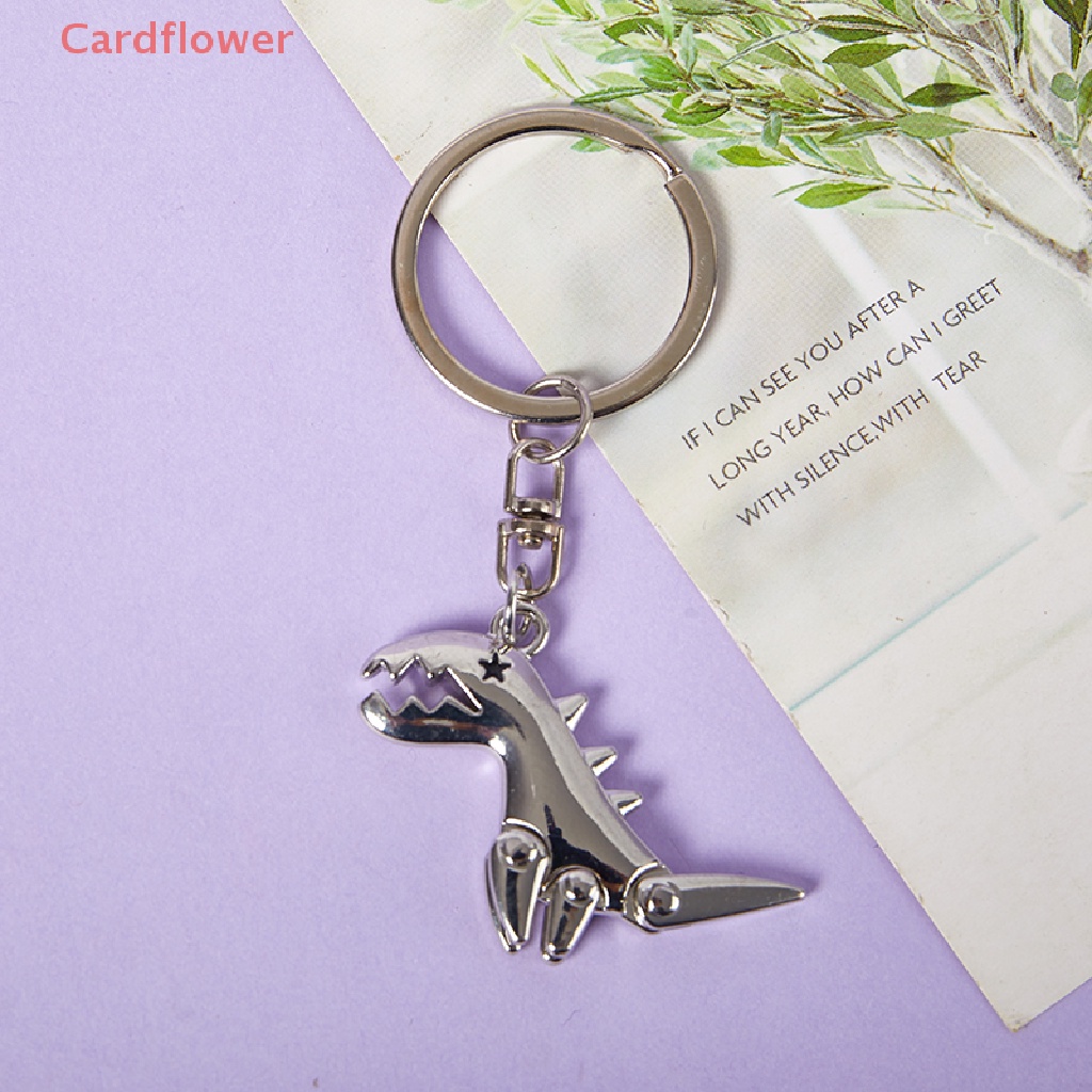 Móc Khóa Kim Loại Hình Khủng Long 3D Sáng Tạo Mới