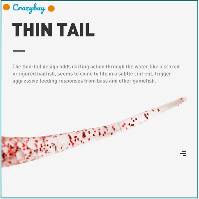 Cr Set 20 Mồi Giả Câu Cá Bằng Nhựa Mềm 4cm 0.34g