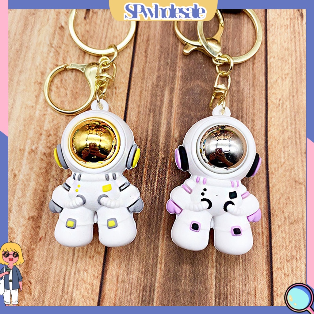 <SPwholesale> Móc Chìa Khóa Xe Hơi Họa Tiết Phi Hành Gia Hoạt Hình Bắt Mắt Đa Năng Quyến Rũ