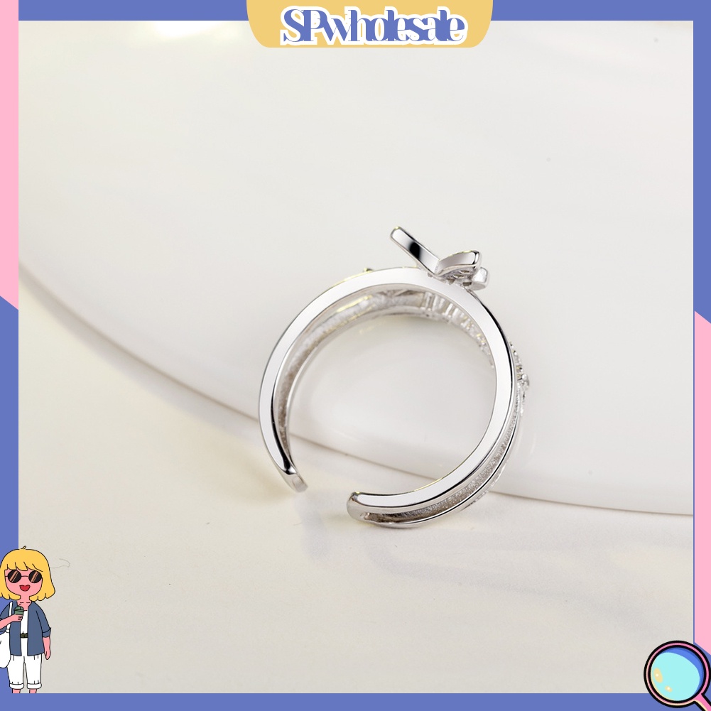 <SPwholesale> Nhẫn Hở Hình Bướm Ngọt Ngào Thời Trang Có Thể Điều Chỉnh Cho Nữ