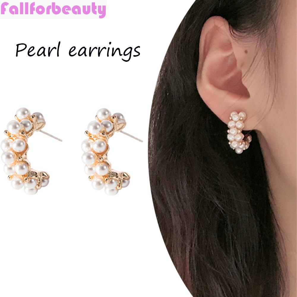 Bông Tai Handmade Hình Tròn Phong Cách Hàn Quốc Thời Trang Cho Nữ