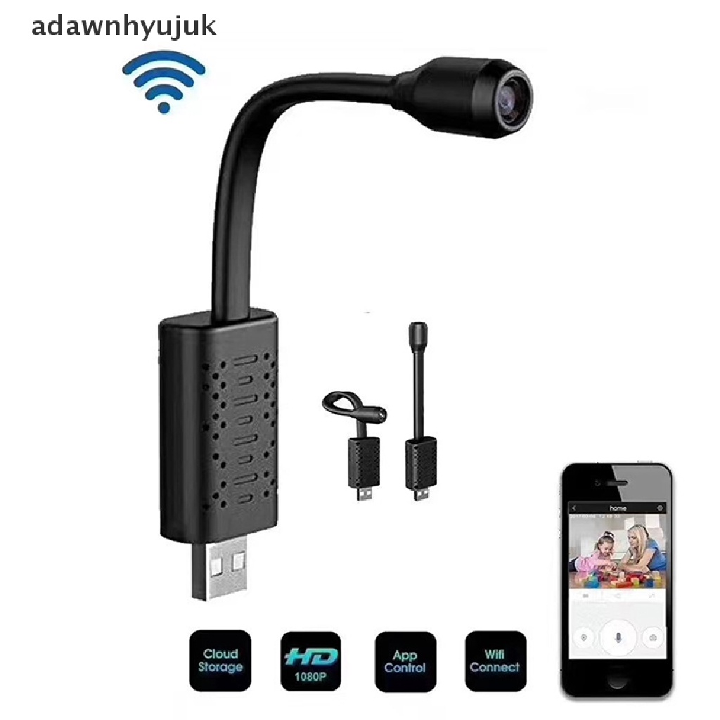 Camera Giám Sát Mini 4K P2P IP / AP Kết Nối Wifi Điều Khiển Từ Xa