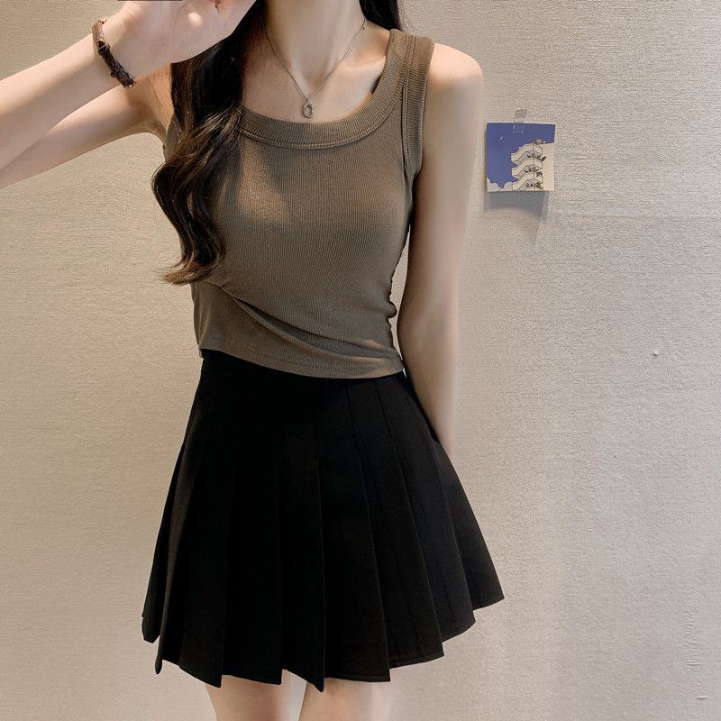 COZOK Áo Sát Nách Màu Trơn Quyến Rũ Hợp Thời Trang