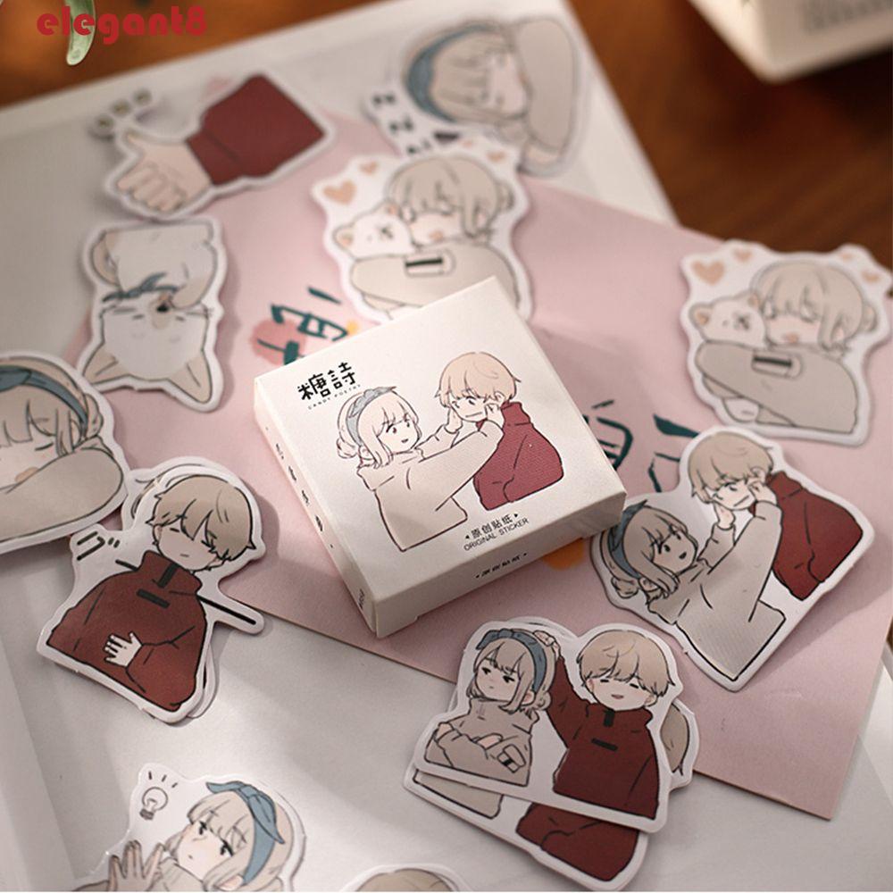 Miếng Dán Trang Trí Sổ Tay Chống Nước Họa Tiết Hoạt Hình Dễ Thương