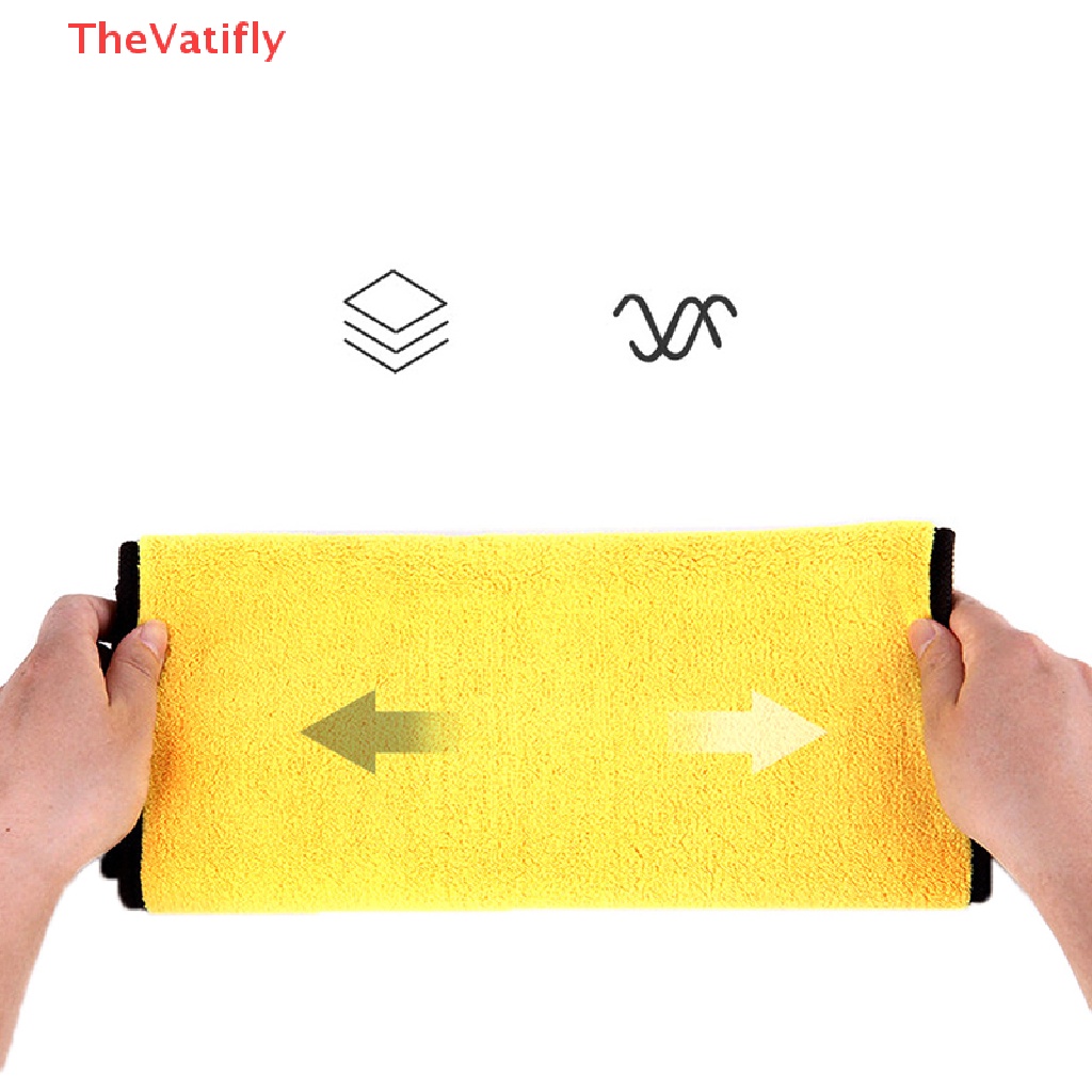 Bộ 3 Khăn Lau Xe Hơi Bằng Sợi Microfiber Chất Lượng Cao