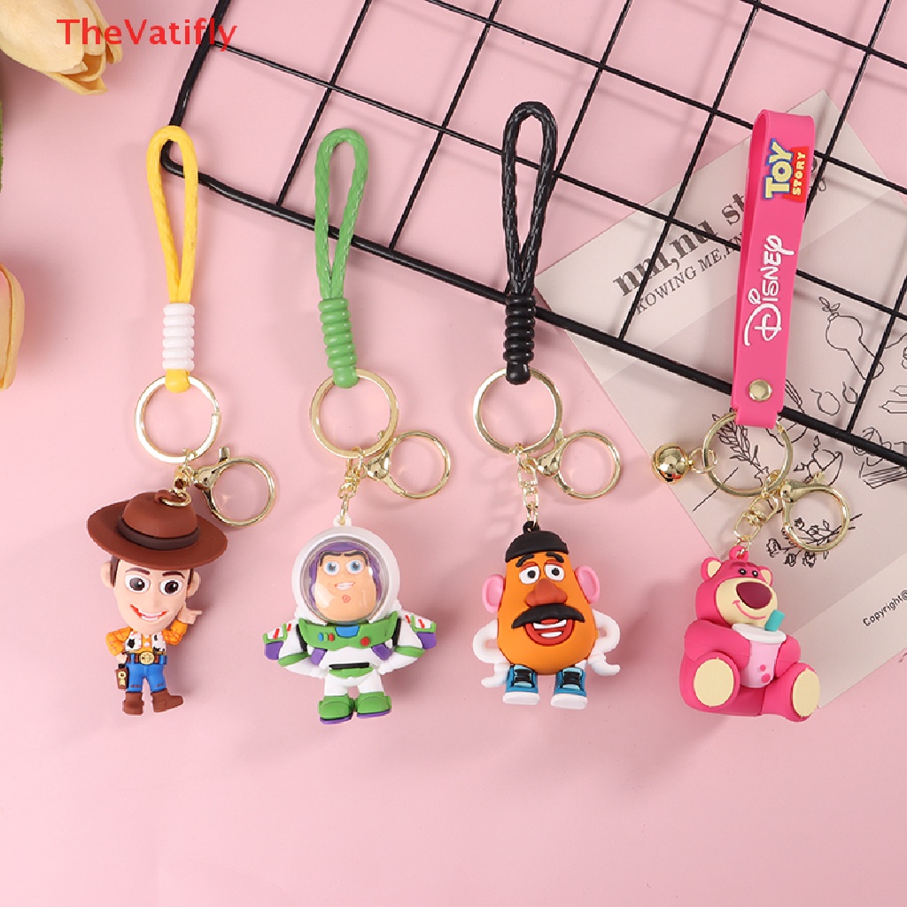 DISNEY [Thevalifly] Móc Khóa Búp Bê Hoạt Hình Toy Story Buzz Lightyear Woody Lotso