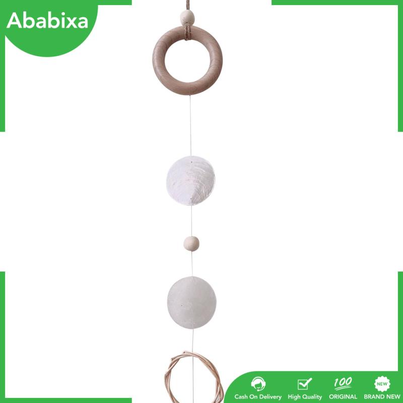 [Ababixa] Chuông Gió Vỏ Sò Đồ Chơi Treo Nôi Em Bé Làm Bằng Tay Cổ Điển Mộc Mạc Cho Tiệc Tùng Ngoài Trời