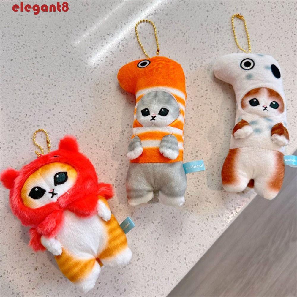 Móc Khóa Hình Mèo Bằng Lông Nhung Mềm Mại Dễ Thương Xinh Xắn