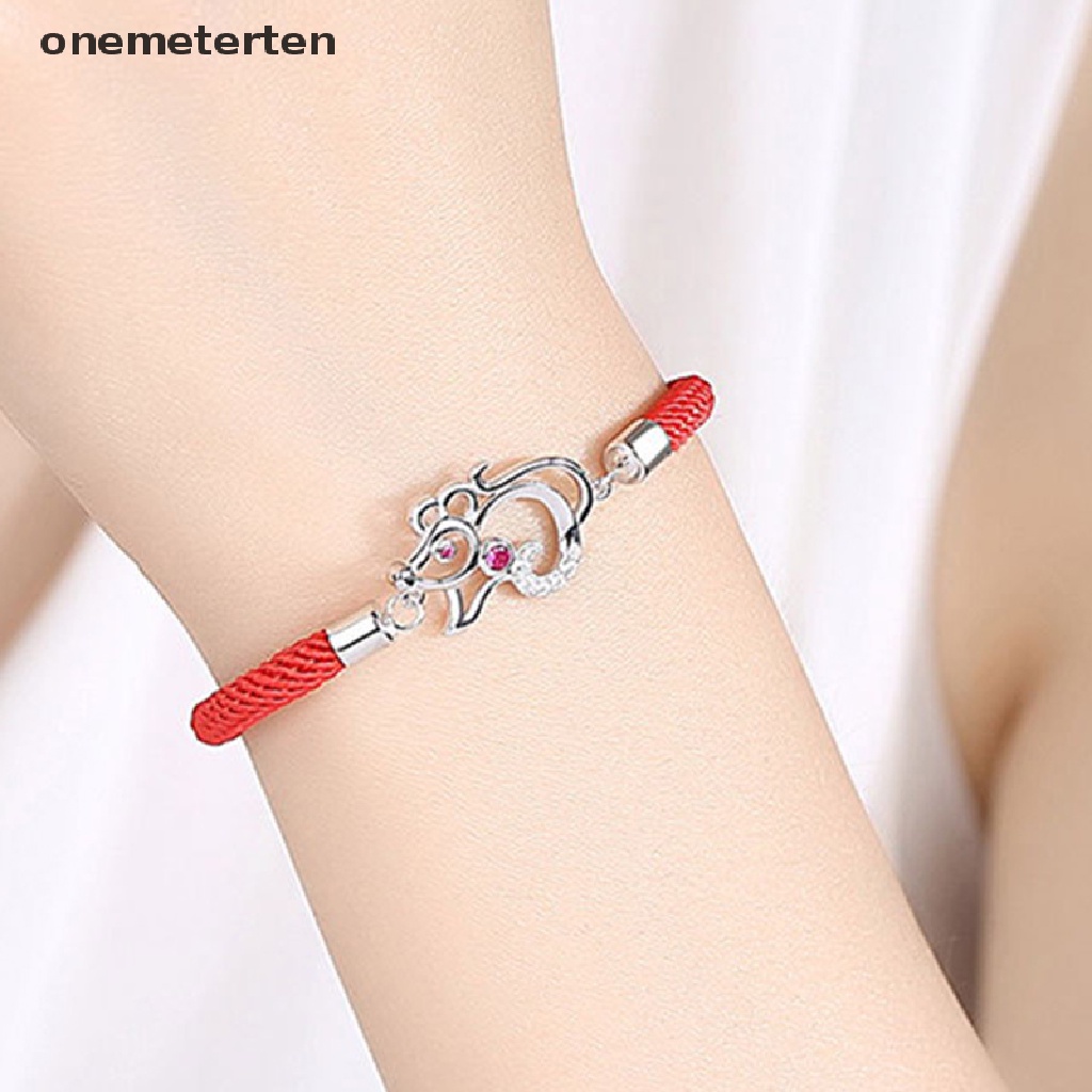 Rten Vòng Tay Dây Đỏ May Mắn Hình 12 Cung Hoàng Đạo Chuột Thỏ Hổ Ngựa Rắn Khỉ Khỉ Heo Khỉ Cún May M