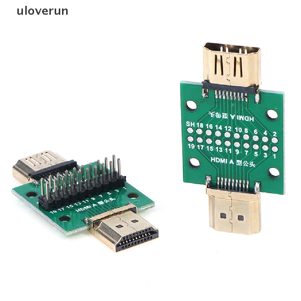 1 Bảng Mạch Thử Nghiệm MINI HDMI Đầu Đực Và Đầu Cái PCB 2.54mm vn