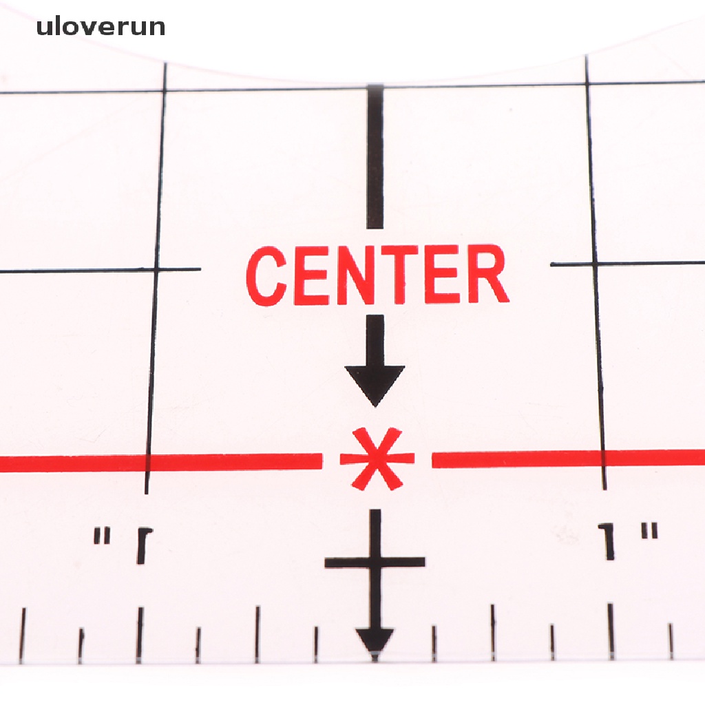 Uloverun Thước Đo Trung Tâm Áo Phông Vinyl Hướng Dẫn Thiết Kế Tiện Lợi vn