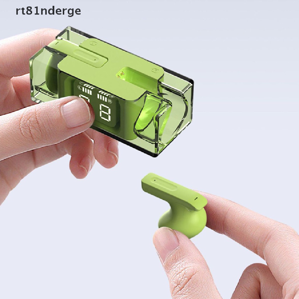 Tai Nghe Nhét Tai Bluetooth 5.3 Không Dây TWS Trong Suốt Kèm Mic Chất Lượng Cao