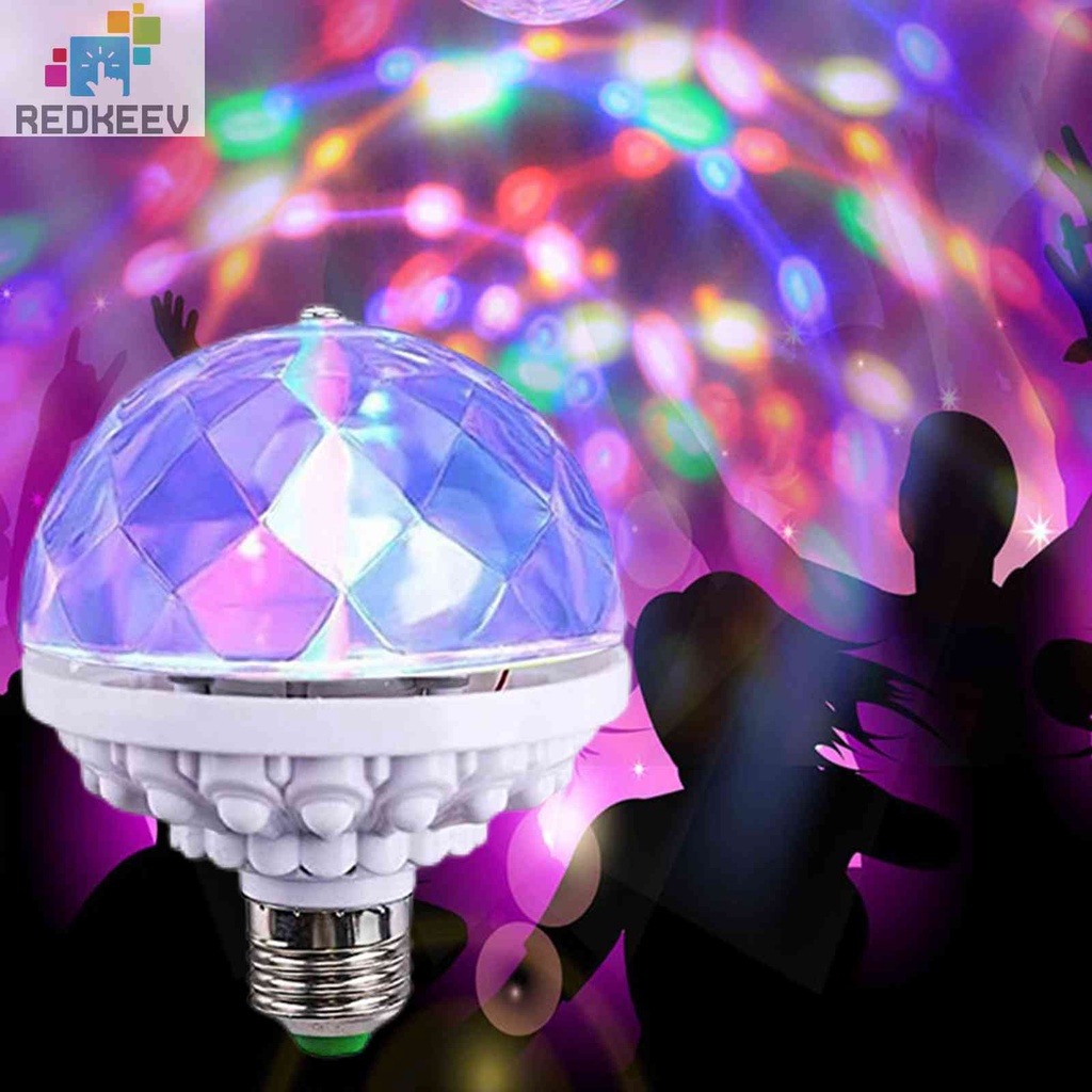 Bóng Đèn LED Xoay Nhiều Màu Tạo Hiệu Ứng Ánh Sáng