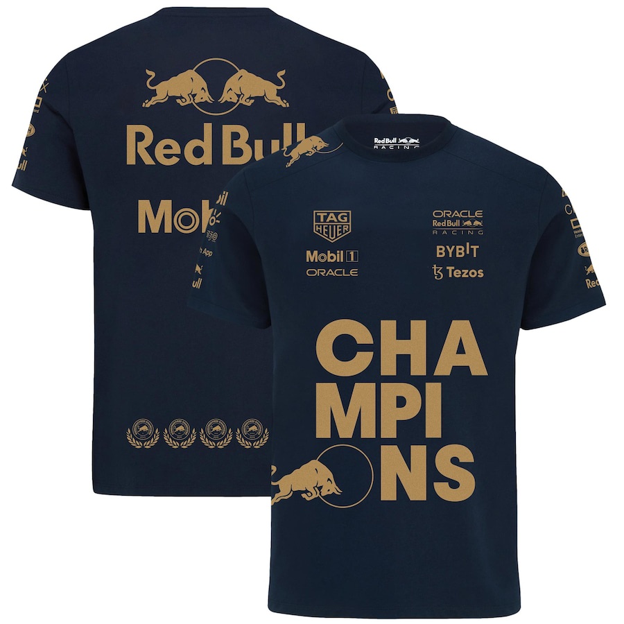 Áo Thun Họa Tiết Champion Red Bull Racing 2022 Constructor World Team 2023 Oracle