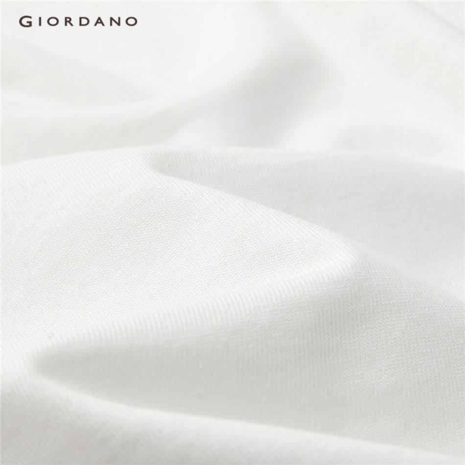 Áo thun GIORDANO 91093054 tay ngắn cổ tròn in họa tiết dành cho nam